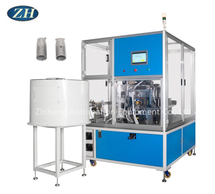 Automatic Zinc Shell Edge Milling And Tapping Machine Good Security